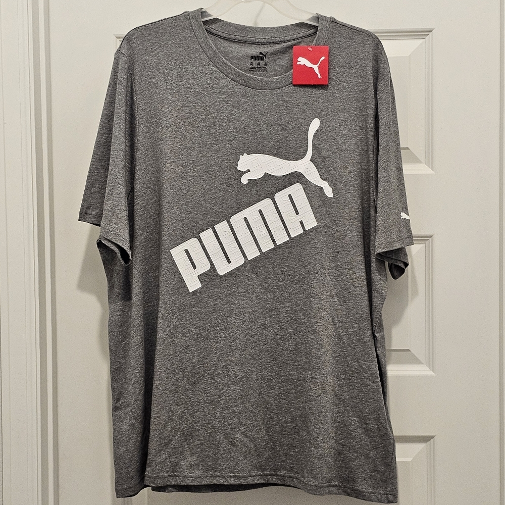 PUMA Short Sleeve Graphic Crewneck T-Shirt, NWT, Size XXL
